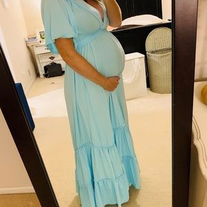 Maternity photoshoot dress pregnancy evening dress